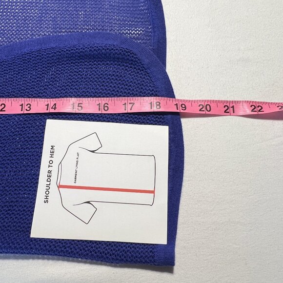 💙Talbots Size Large Cotton-Blend Cardigan Effortless Fall Layer Style Bold crop - Picture 6 of 8